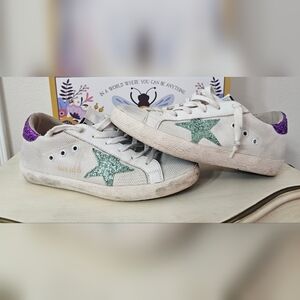 Golden Goose glitter superstars